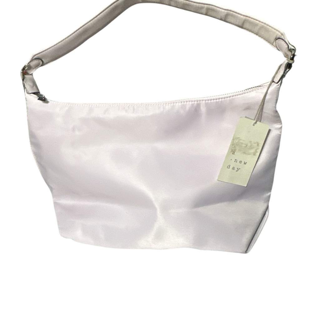 NWT A New Day lavender Shoulder Bag with extra guitar strap large size new